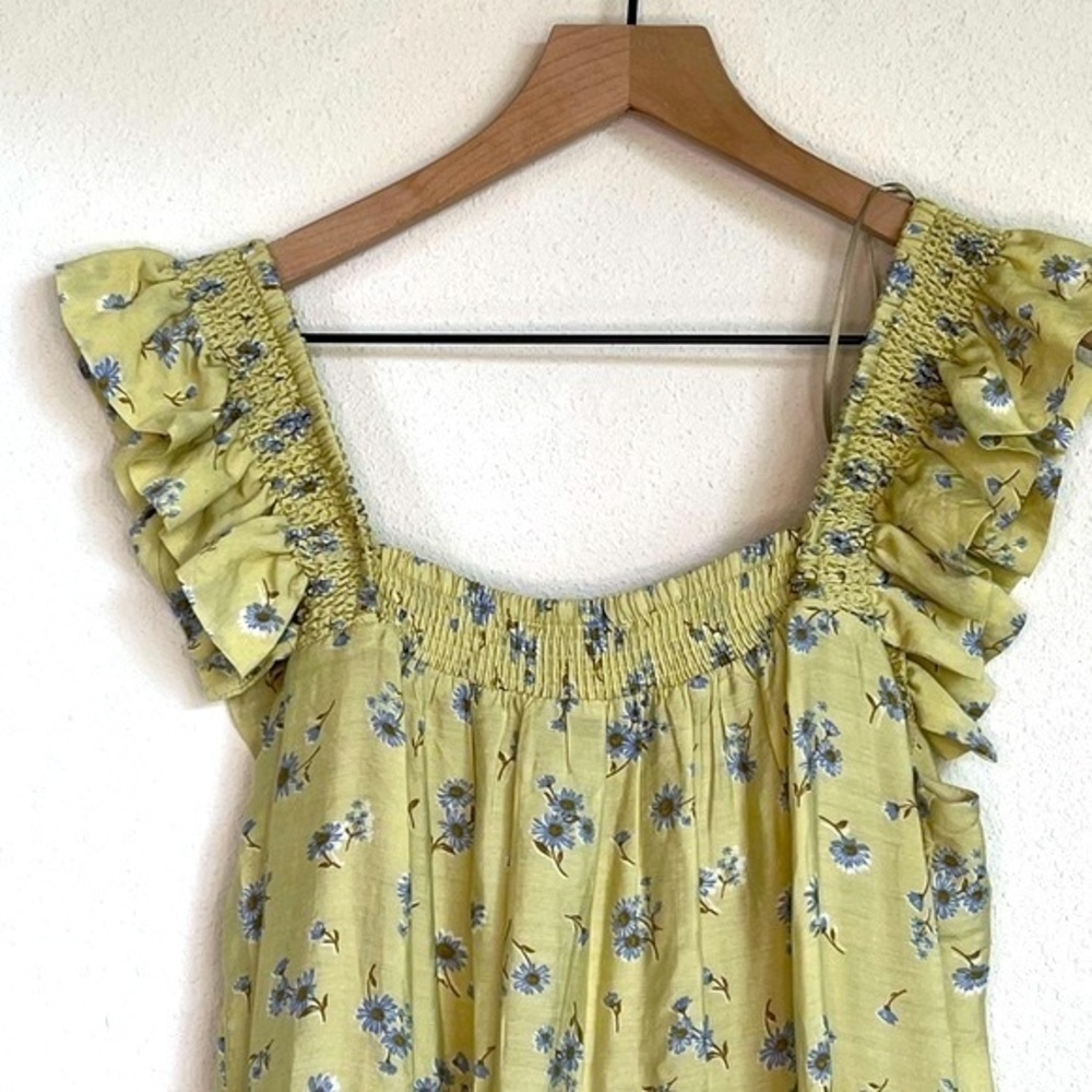 Anthropologie Moon River Maxi Nap Dress Square Neck Flutter
Sleeve, size XS NWT - Picture 3 of 5